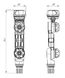 Удлинитель для аксессуаров BORIKA FASTen FEx100 L-241 мм. (01.01.029.01.01)