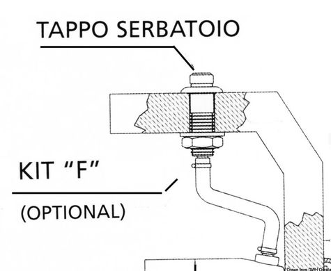 Комплект F для наполнения и очистки гидравлического насоса. ULTRAFLEX. Италия