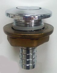 Вентиляционная головка топливного бака из н.ж. стали. Врезка Ø35 мм. Для шланга 16 мм. Головка 45 мм