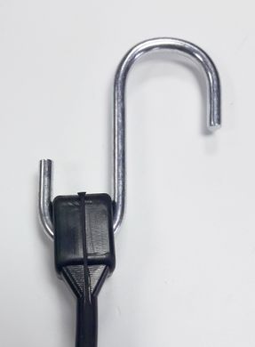 Ремень стяжной резиновый (380 мм.) для фиксации ноги лодочного мотора. Длина резиновой части 380 мм