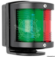 Навигационные огни Utility 77, Черный/красный/зеленый. Размер: 80 х 80 х 65 mm. Угол - 225°