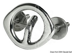 Кольцо буксировочное из н.ж. стали. Ø кольца 60 мм. Размер штырей 75 x 10 мм