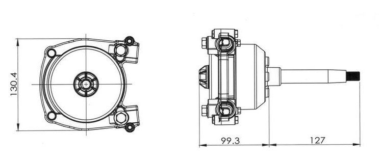 Редуктор рулевой 3000 (аналог T71 Ultraflex). Под троса M66 (или аналоги) и моторы до 160 л.с